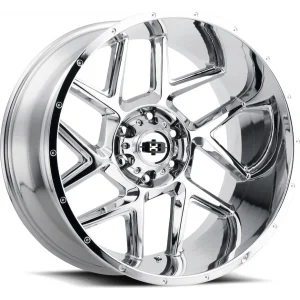 Vision Wheel Off-Road – 360 SLIVER – Chrome – 20″x10″ -25mm – All weather Wheels – 360-20073C-25